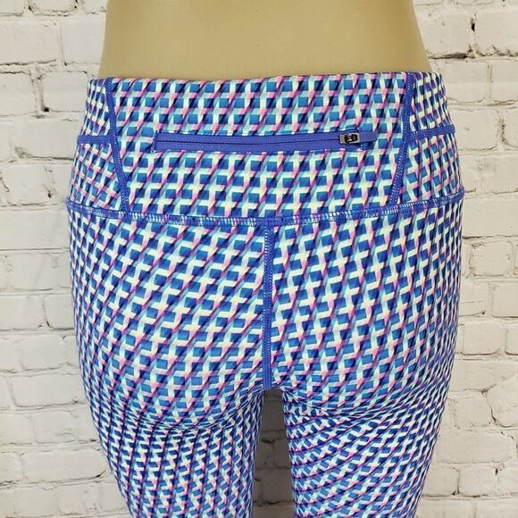 ATHLETA Vivid Sonar Capri Pants Pink Purple S - Picture 4 of 9